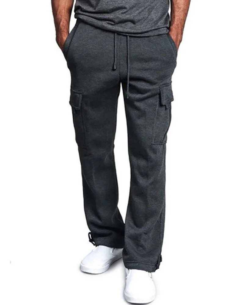 G-Style USA Men\'s Jogger Heavy Weight Fleece Cargo Pocket Sweat Pants.