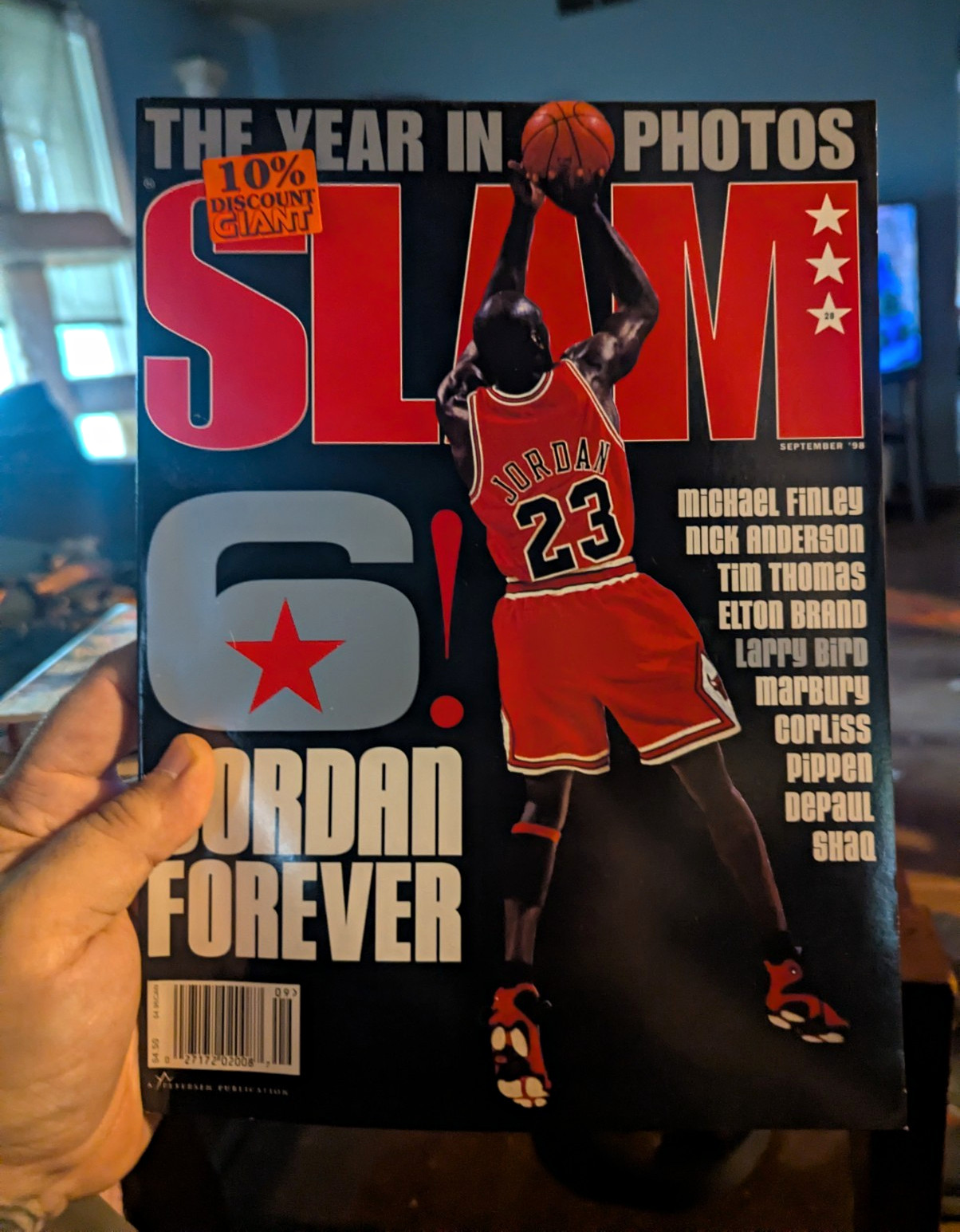 SLAM September 1998 Issue 6 Jordan Forever The Year in Photos Basketball