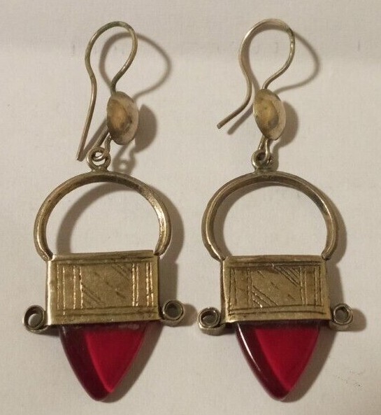 Handcrafted  African Tuareg  Berber Earrings Handmade  African Jewelry
