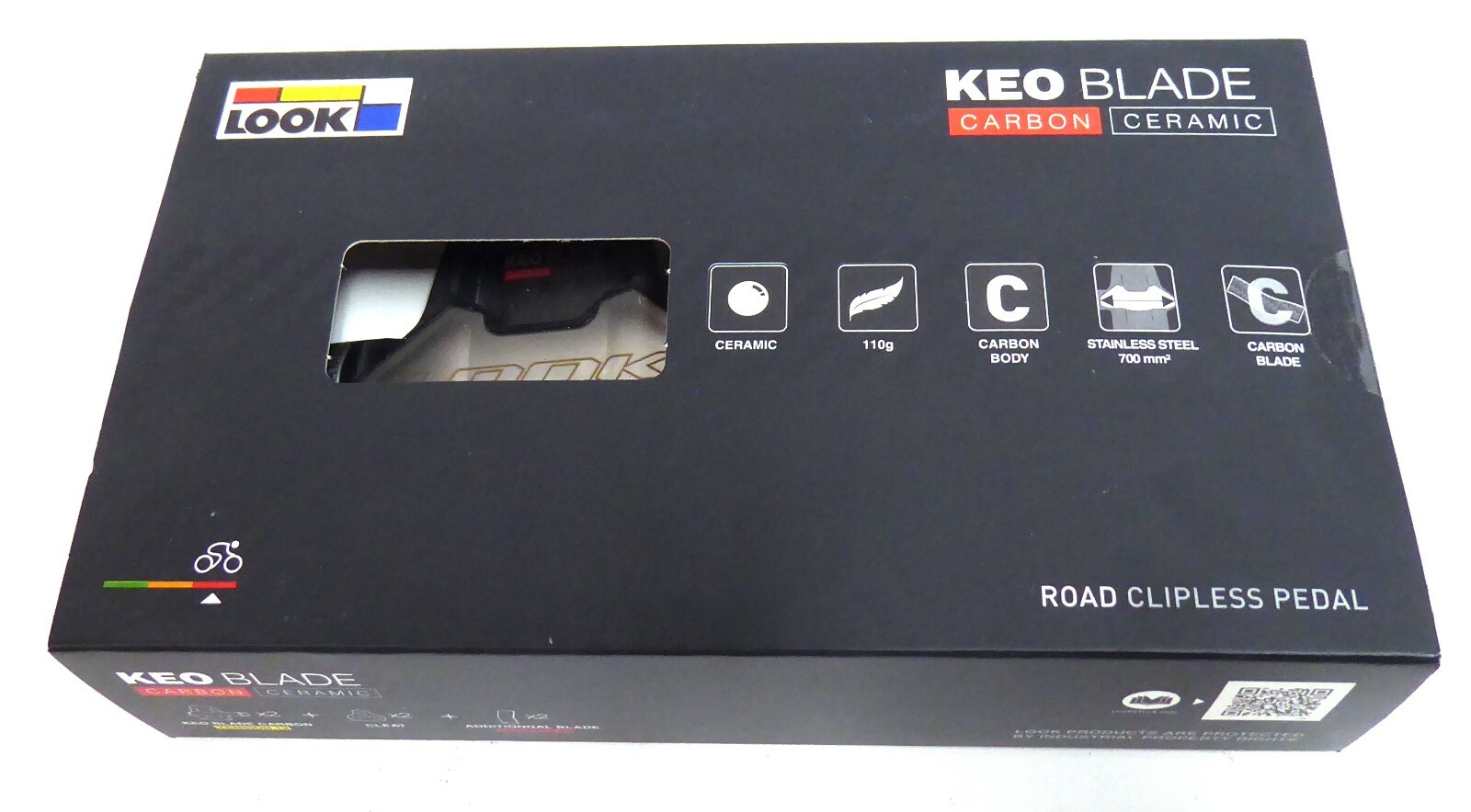 Look Keo Blade Carbon Ceramic Bearings, 12Nm, 53 QF