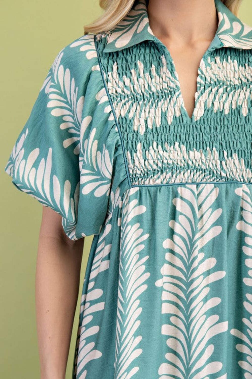 GiGio by Umgee Dusty Mint Maxi Dress Plus