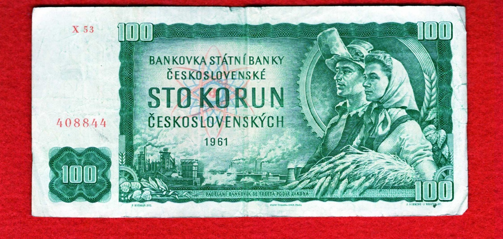 Czechoslovakia- 100 Korun- 1961 Czechoslovakia- 100 Korun- 1961