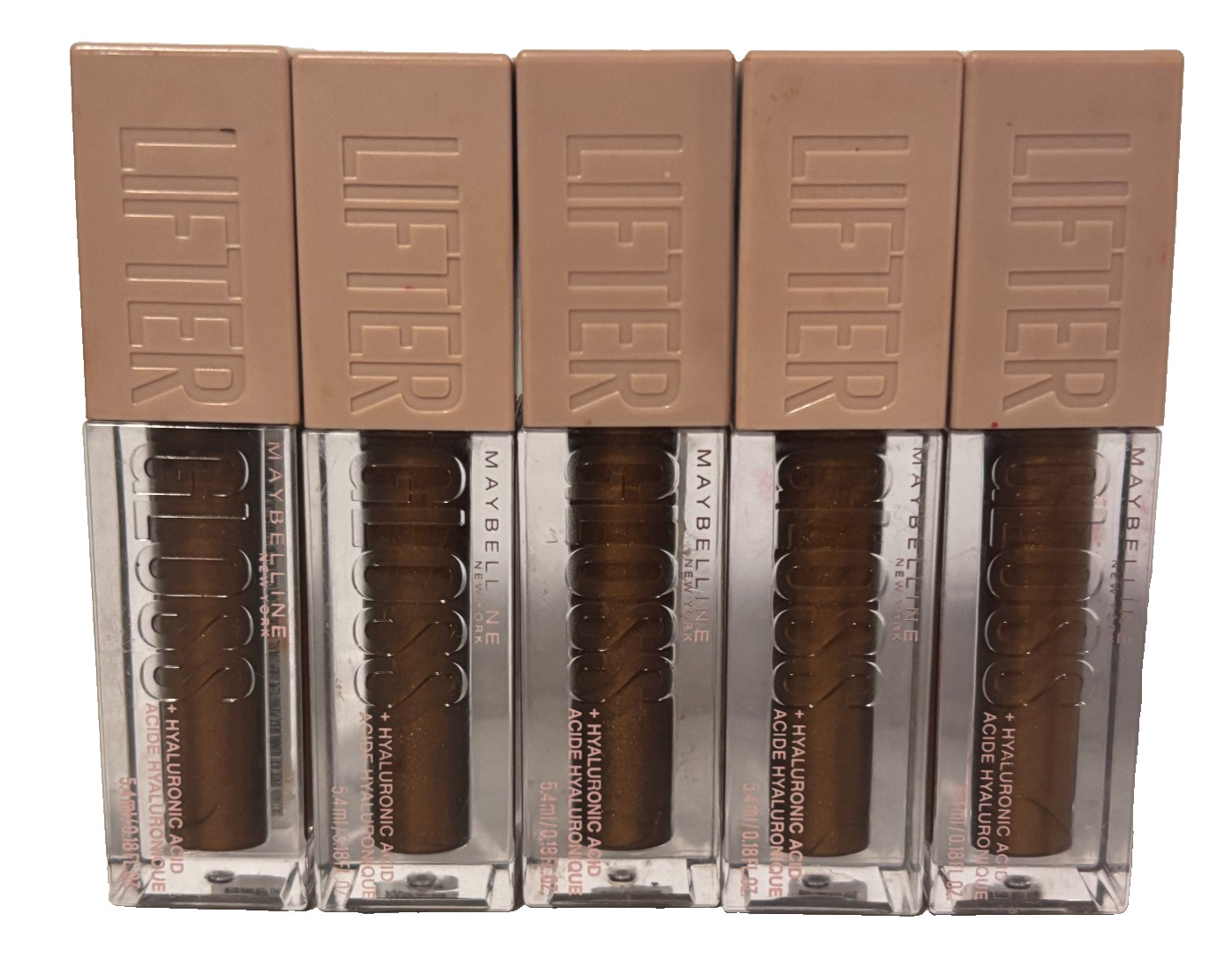 5x Maybelline Lifter Gloss + Hyaluronic Acid 018 Bronze 5x Maybelline Lifter Gloss + Hyaluronic Acid 018 Bronze