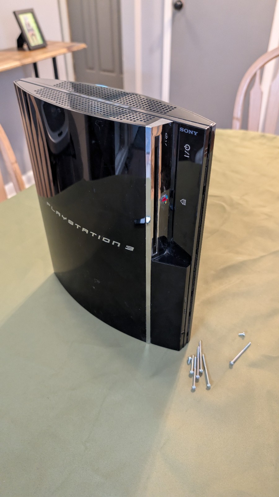 Sony PlayStation 3 Ps3 FAT Top & Bottom Case Shell w/ Screws for CECHA01