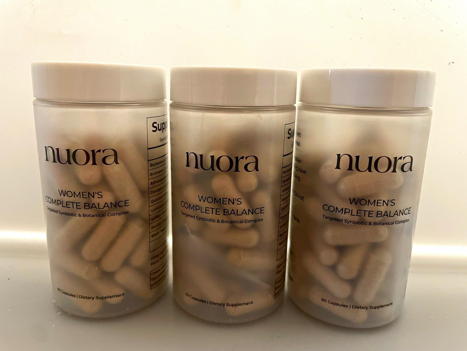 nuora Women’s Complete Balance Synbiotic & Botanical Complex Capsules 60