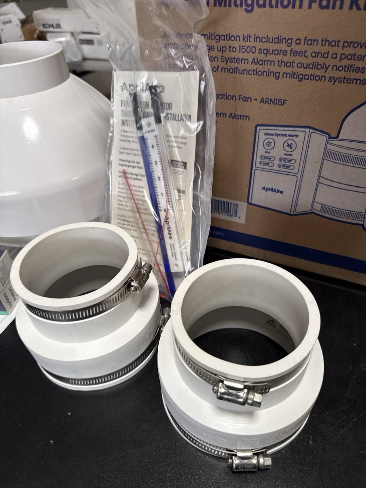 AprilAire, ARN15F, Radon, Mitigation, Fan Kit, 1500 Sq. ft.