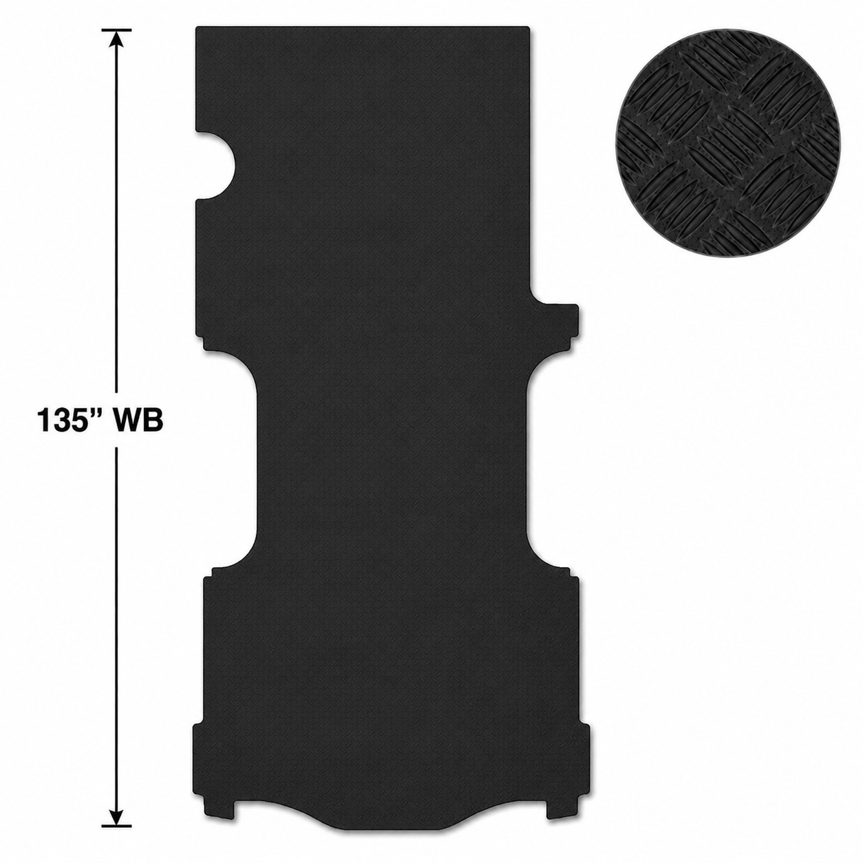 Legend Fleet Solutions 312-043-7621 AutoMat-Bar Cargo Area Liner
