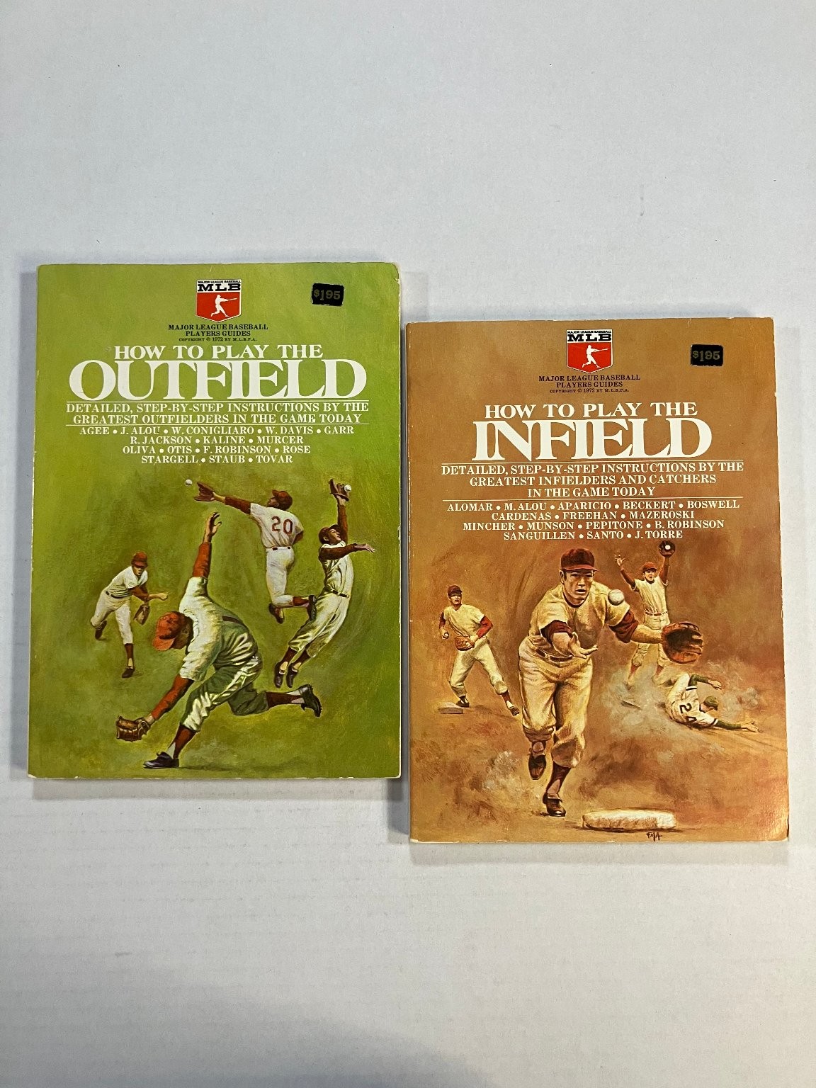 How to Play the Outfield & Infield 1973 MLB Players Guides Grosset & Dunlap PB