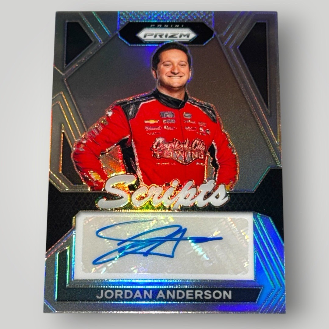 Jordan Anderson 2024 PANINI PRIZM SIGNATURE SCRIPTS PACK PULLED signed card Jordan Anderson 2024 PANINI PRIZM SIGNATURE SCRIPTS PACK PULLED signed card