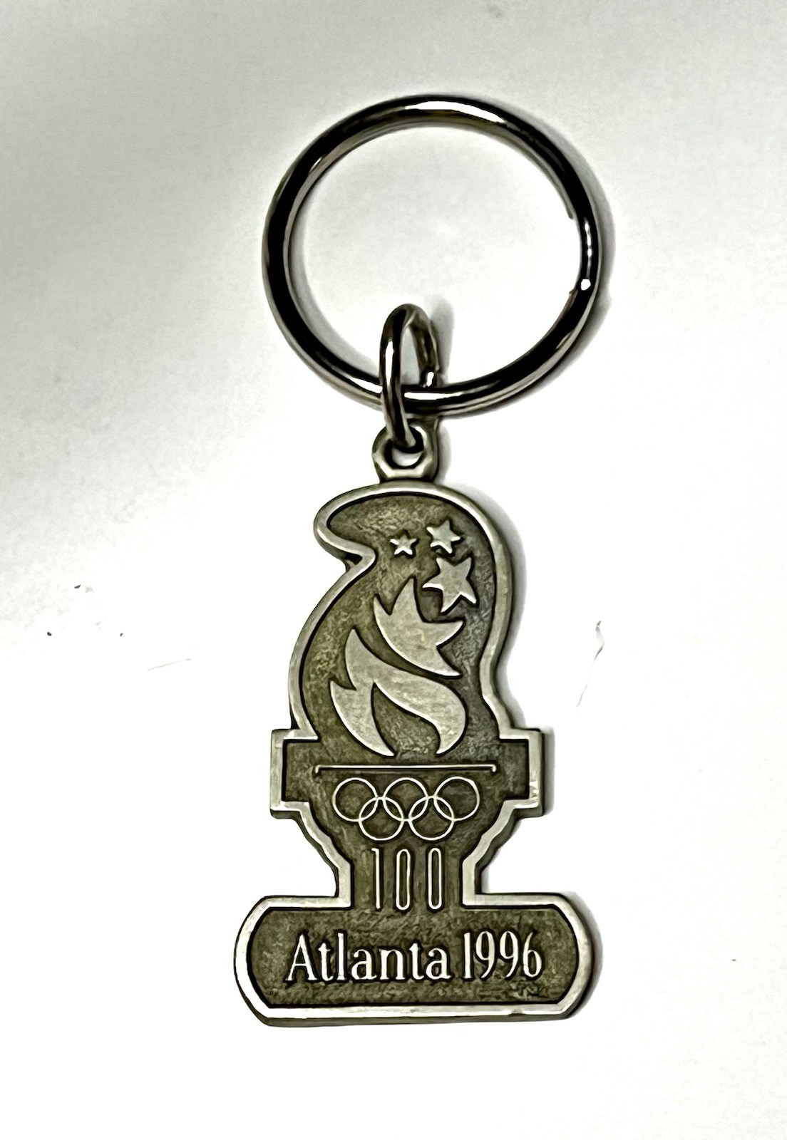 Vintage Pewter 1996 Atlanta Olympics Special Ed Keychain Commemorate 100 Years Vintage Pewter 1996 Atlanta Olympics Special Ed Keychain Commemorate 100 Years