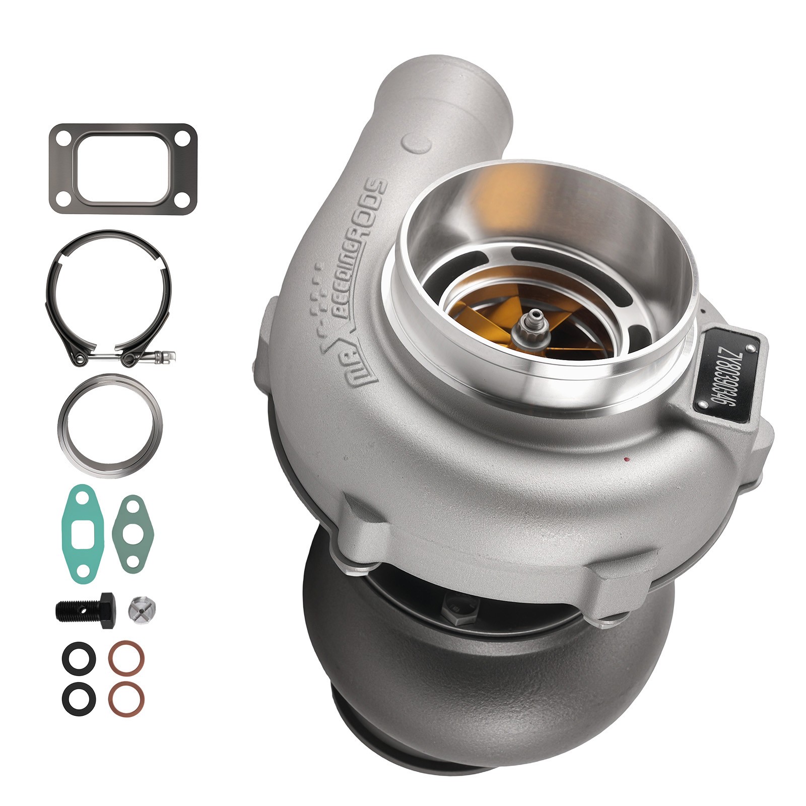 Upgraded Billet Wheel Turbo GT30 GT3037 GT3076 A/R 0.82 T3 Turbine Up to 500BHP
