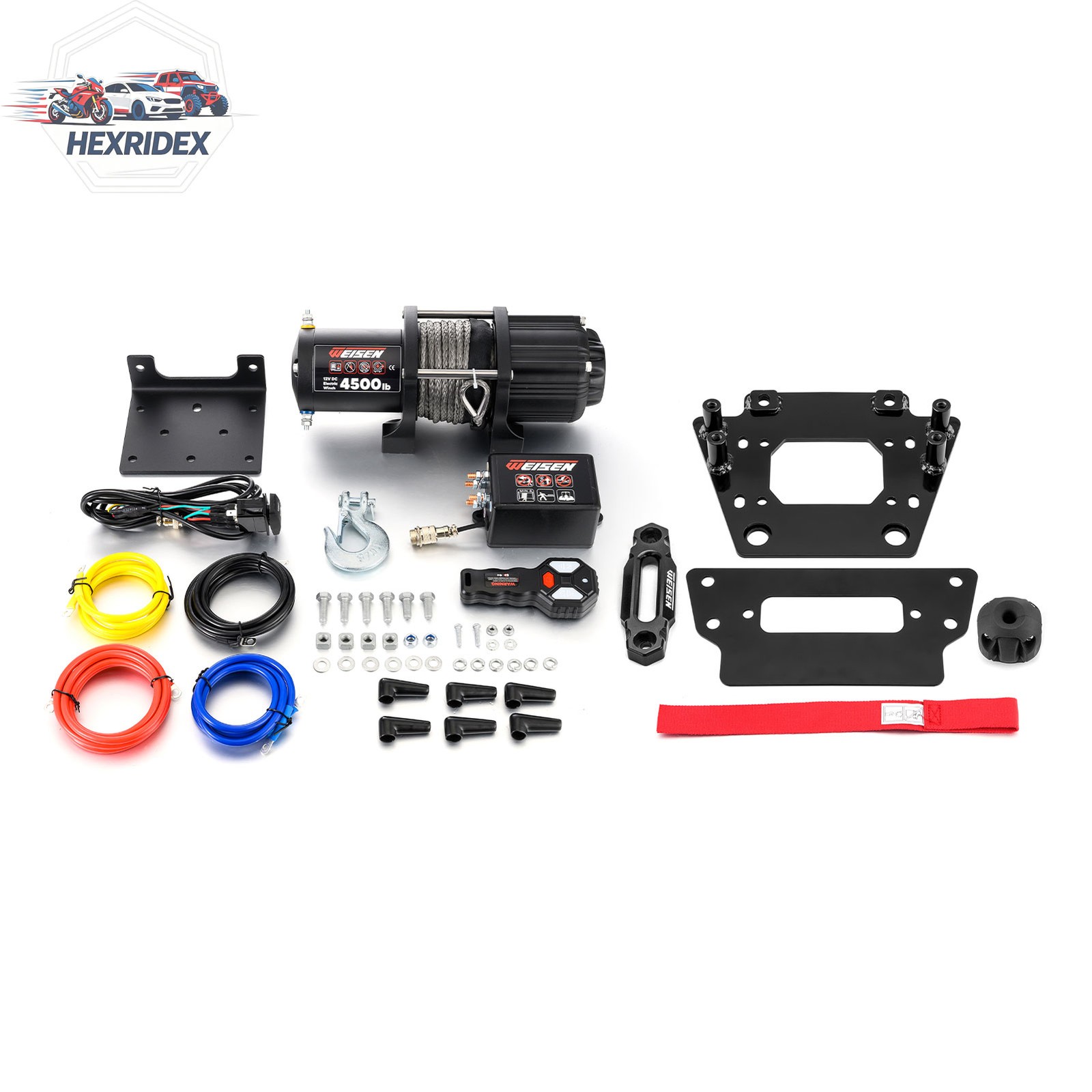 4500lb Electric Winch Mount Combo Kit For Kawasaki Teryx KRX 1000/4 1000 2020-UP