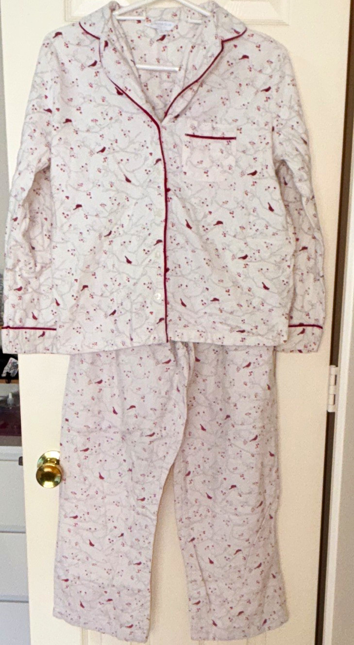 Charter Club Women\'s Cardinal Pajama Set (Top & Pants)- XS