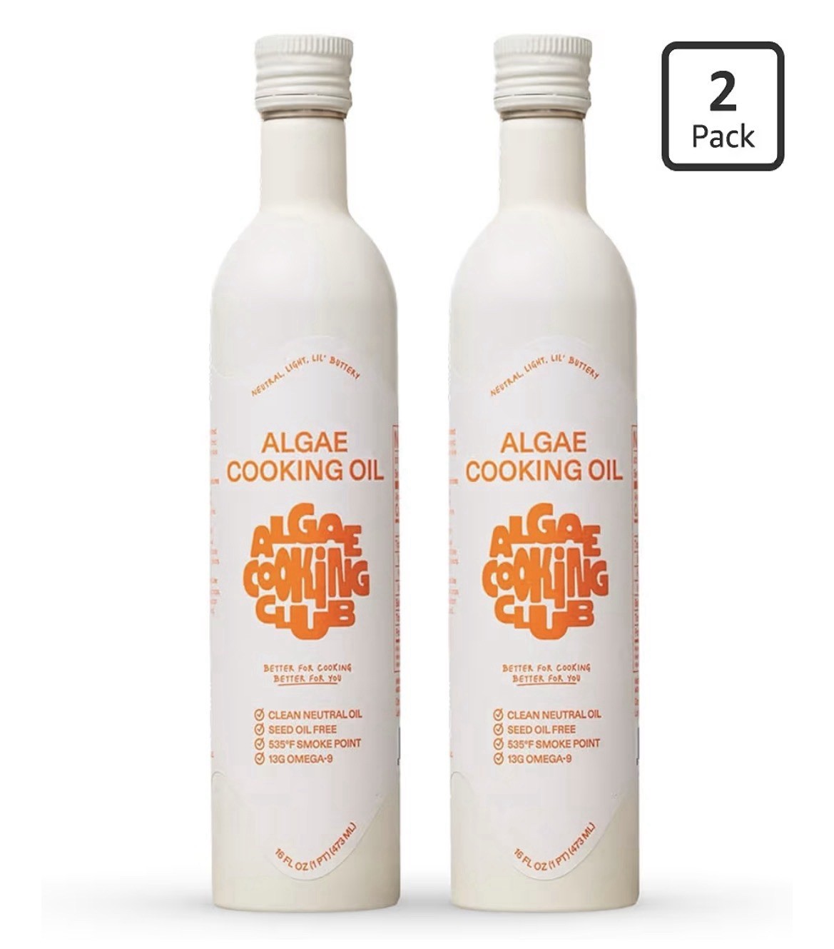 Algae Cooking Club Algae Cooking Oil 16 fl oz (Pack Of 2) Algae Cooking Club Algae Cooking Oil 16 fl oz (Pack Of 2)