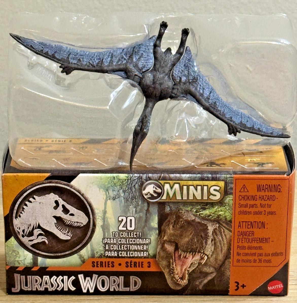QUETZALCOATLUS Jurassic World Park Rebirth MINIS Series 3 ( 2026 ) OPEN BOX NEW