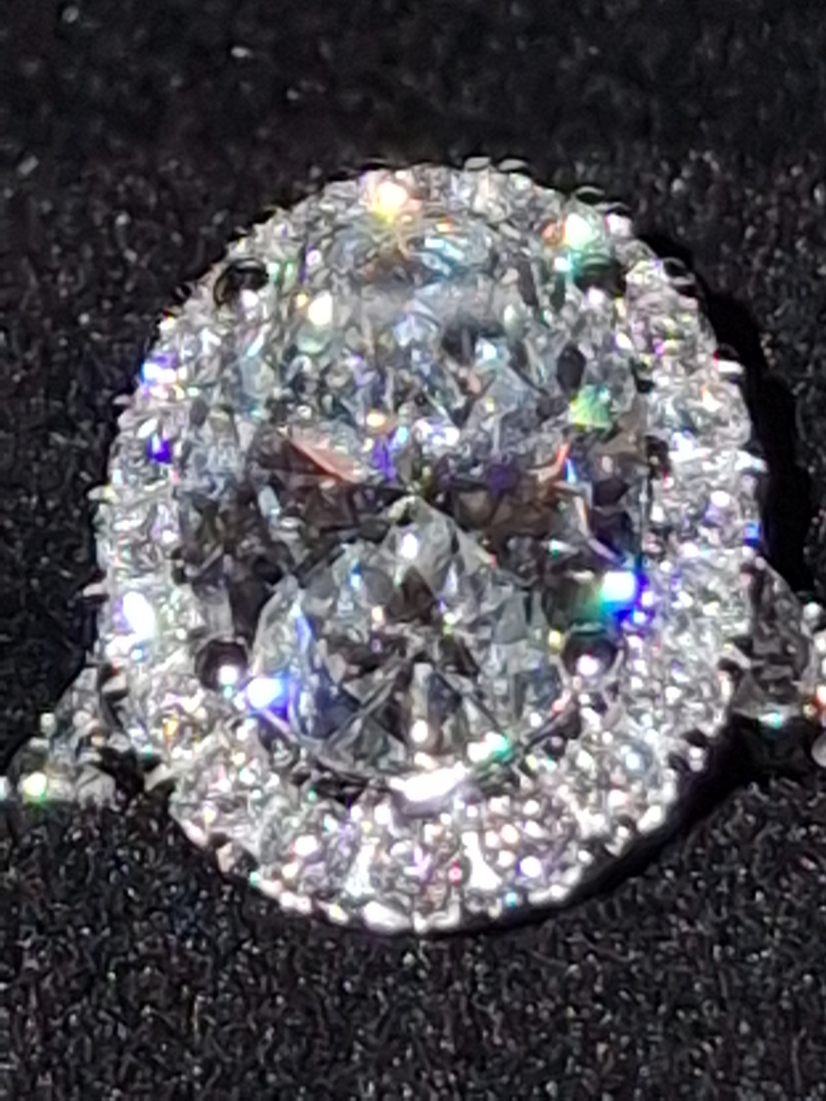 4.75 TDW Engagement Ring (LAB CREATED DIAMONDS) 🩵 VS2 F White Gold 14K