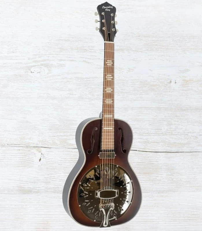 Recording King RPH-R2-E-BRB Dirty 30s 6-String Resonator Guitar Satin Brownburst