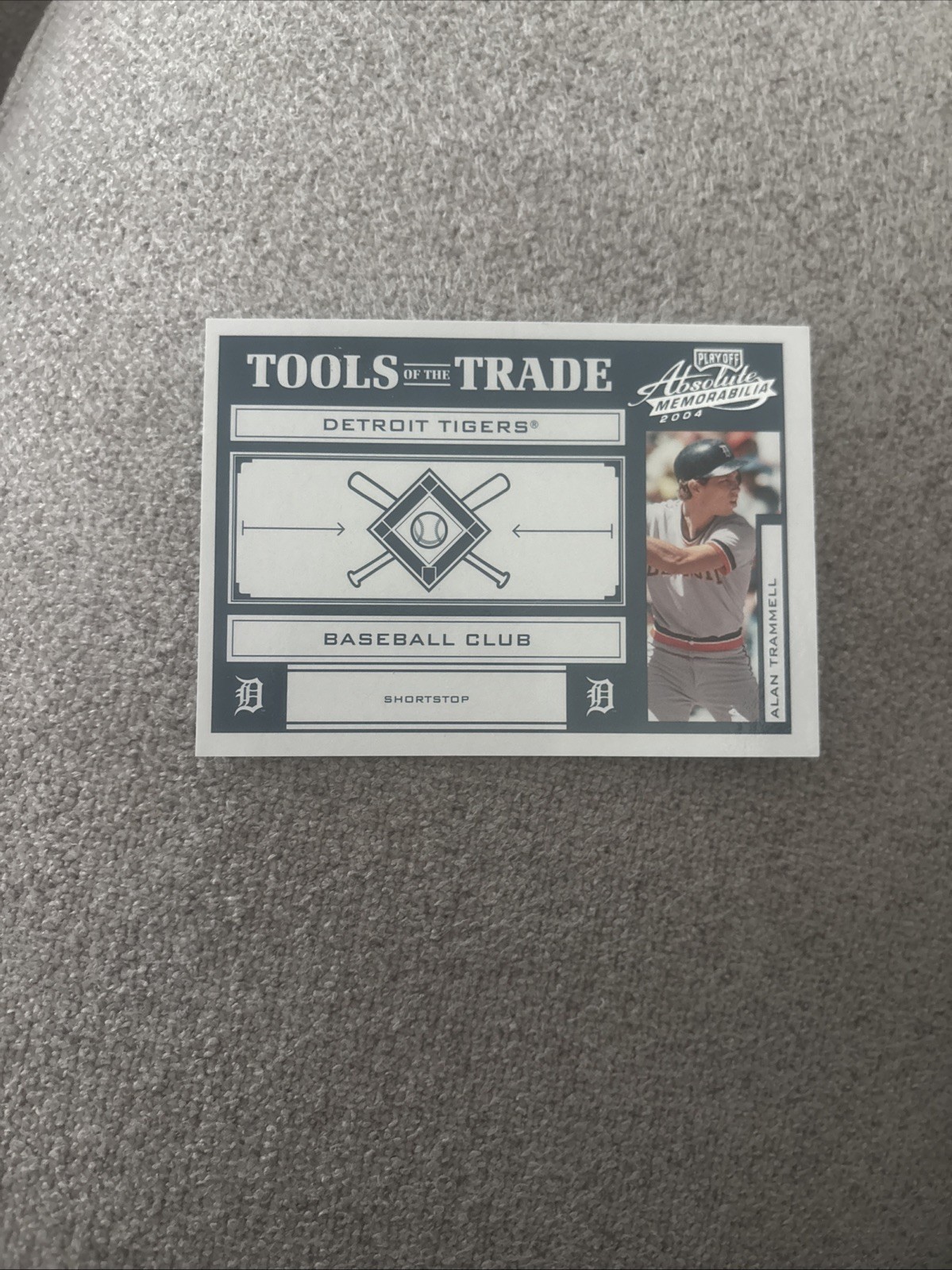 2004 Playoff Absolute Memorabilia - Tools of the Trade #TT-3  Alan Trammell /150