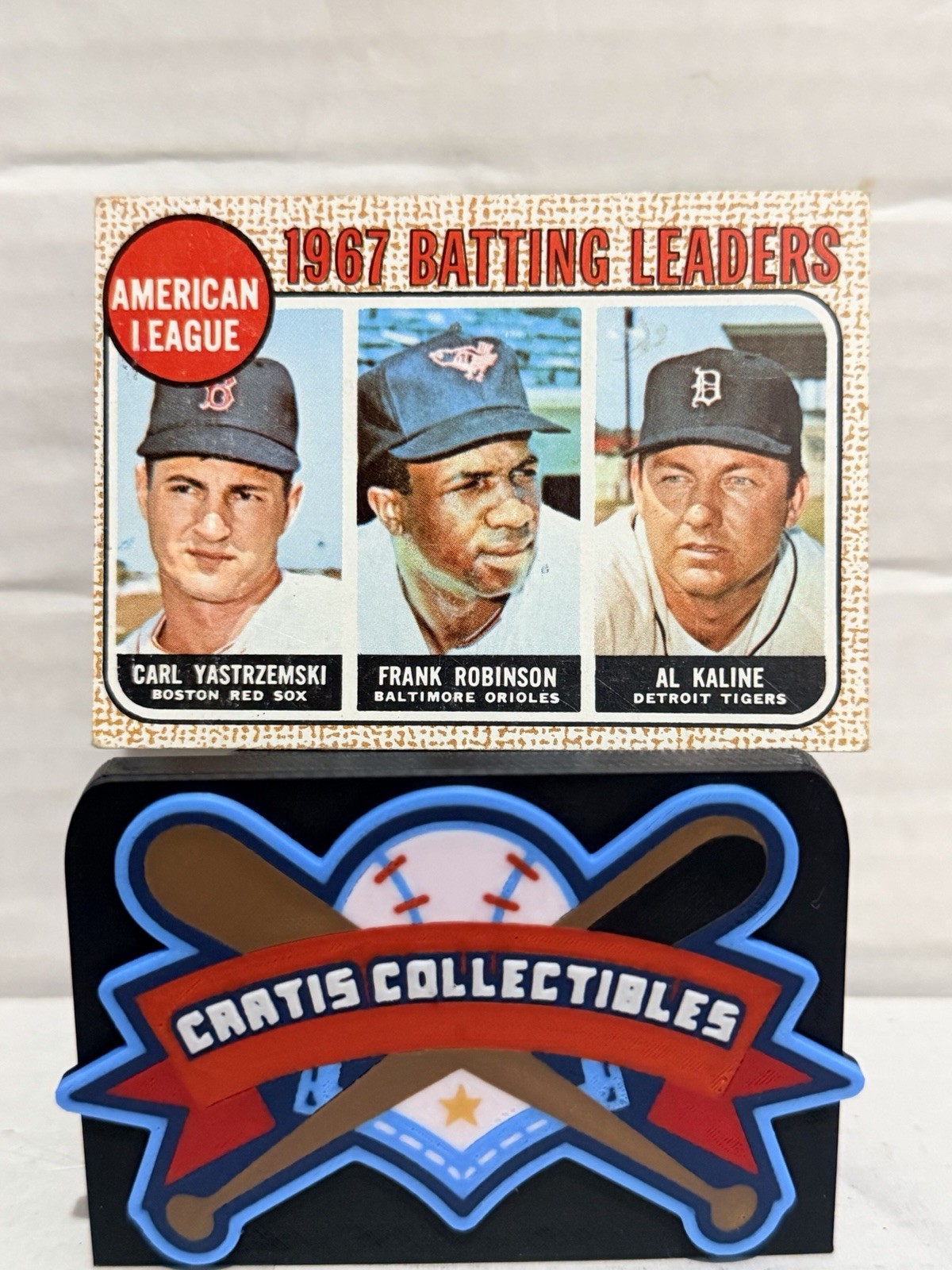 1968 Topps - League Leaders #2 Carl Yastrzemski, Al Kaline, Frank Robinson