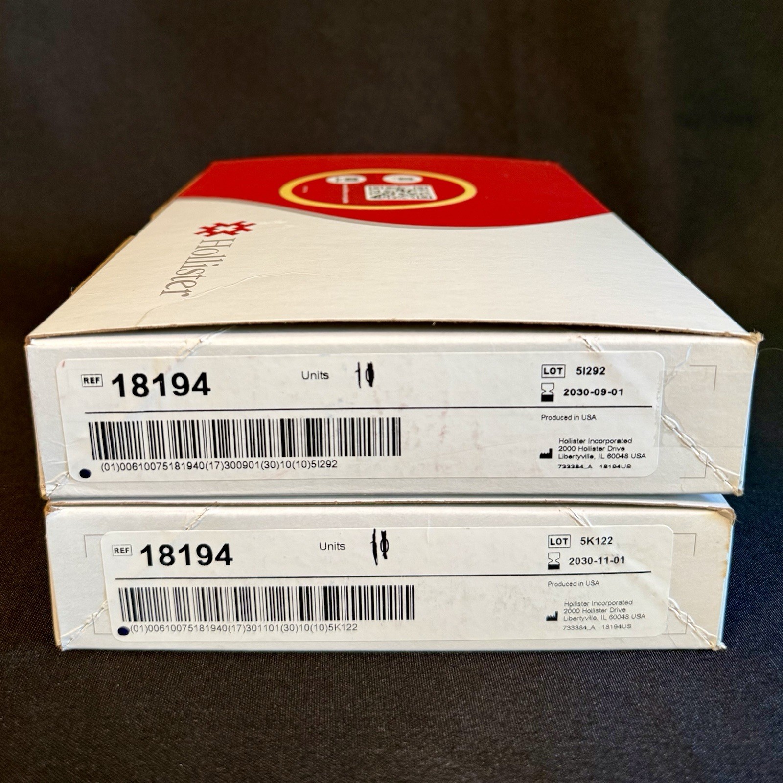 22 Hollister 18194 New Image 2-Piece Drainable Colostomy Pouches 2 3/4” EXP 2030