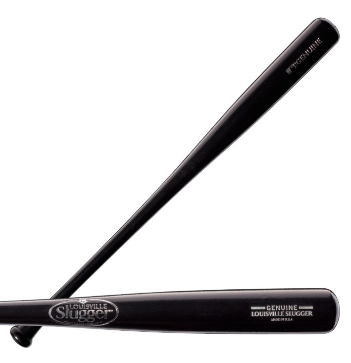 Louisville Slugger Genuine Mix Black Wood Baseball Bat - 34 Louisville Slugger Genuine Mix Black Wood Baseball Bat - 34