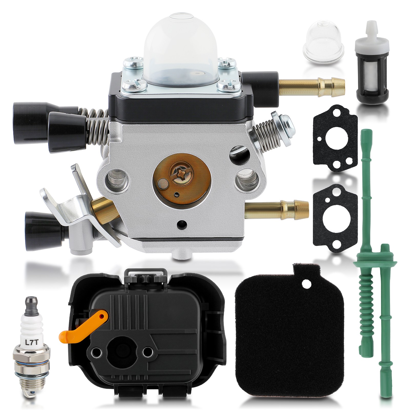 Carburetor & Air Fuel Filter Fit Stihl BG45 BG46 BG55 BG65 BG85 SH55 SH85 Blower