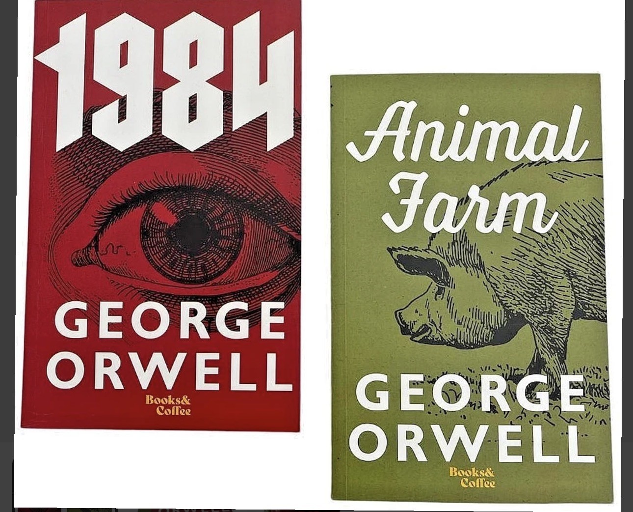 1984 & Animal Farm (Set of 2 Books) by George Orwell -NEW 1984 & Animal Farm (Set of 2 Books) by George Orwell -NEW