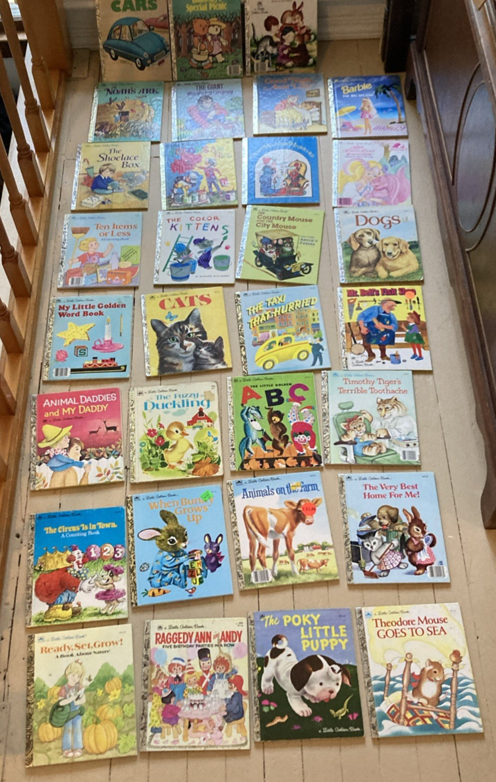 Lot of 31 Vintage Little Golden Books