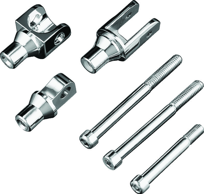 Kuryakyn 8066 Chrome Footpegs with Rubber Grip Inserts Pair Harley-Davidson Kuryakyn 8066 Chrome Footpegs with Rubber Grip Inserts Pair Harley-Davidson