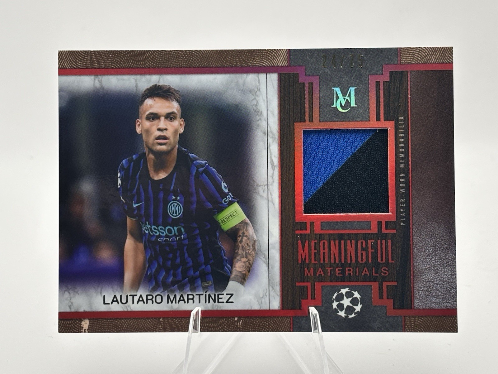 Lautaro Martinez Toops Museum UCC 2025/26 Relic /75 Ruby