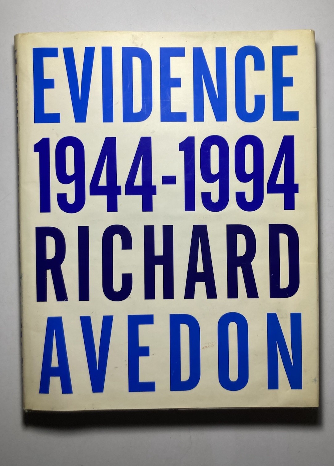 “Evidence 1944-1994 RICHARD AVEDON” 1994 First Edition/2nd Print HARDCOVER Photo