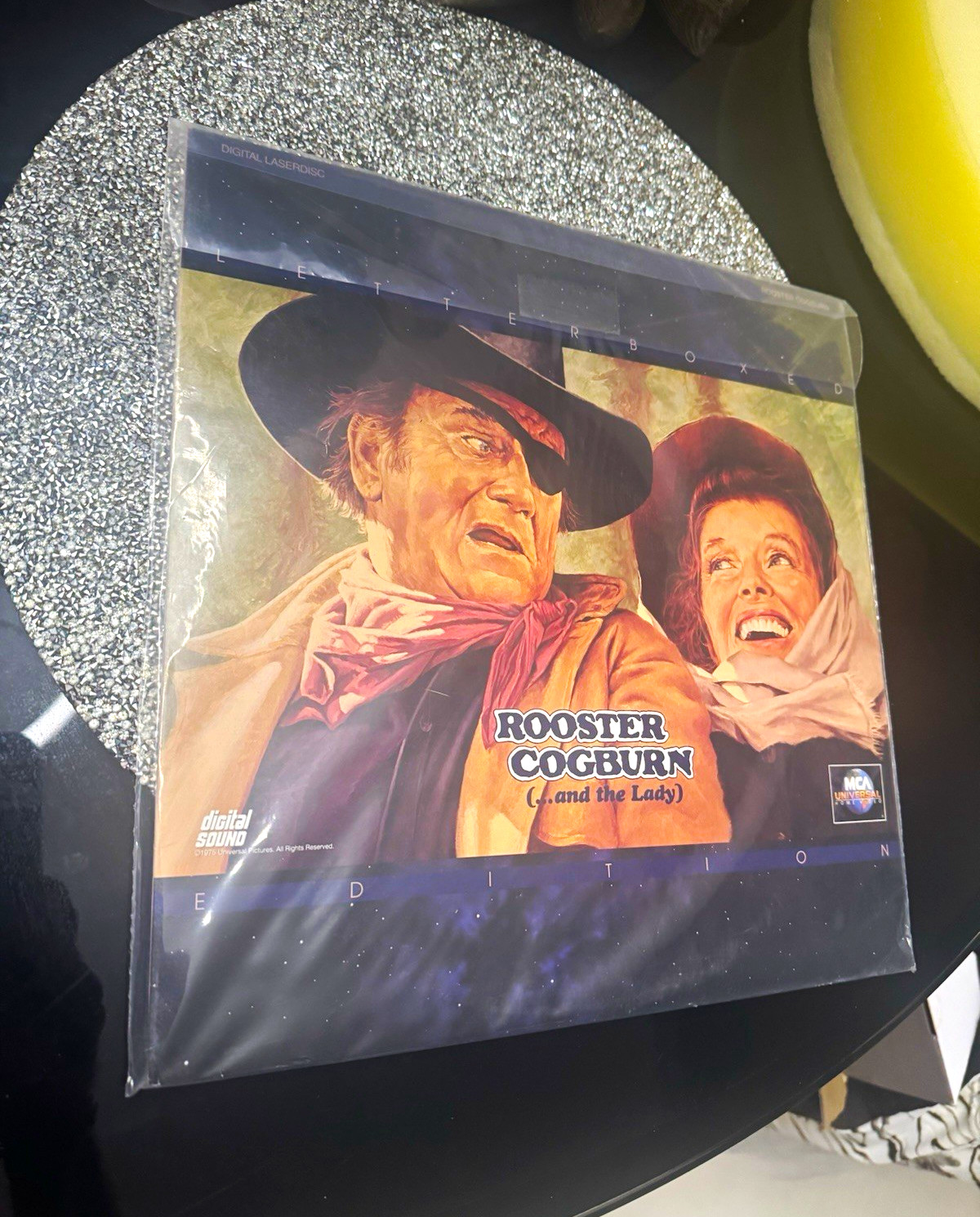Rooster Cogburn (...and the Lady) Laserdisc Letterboxed EP PG Wayne Hepburn Rooster Cogburn (...and the Lady) Laserdisc Letterboxed EP PG Wayne Hepburn