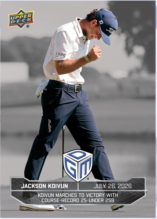 2026 Upper Deck GDM Jackson Koivun #16 SILVER 1st Win e-Pack Transfer