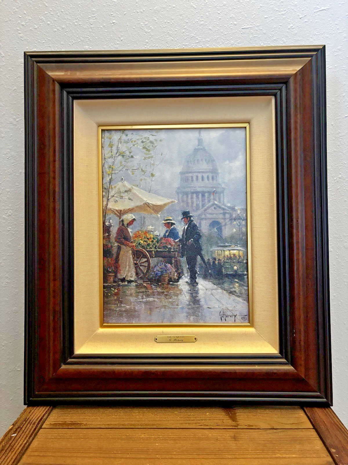 G Harvey The Senator  Limited Edition Master graphics On Canvas 78/1500 w COA