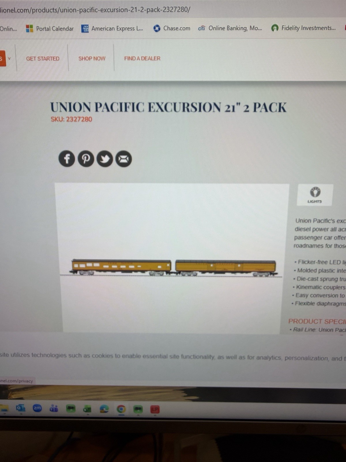 Lionel Union Pacific Excursion 21 Inch 2 Pack Idaho & Art Lockman 2327280 Sealed Lionel Union Pacific Excursion 21 Inch 2 Pack Idaho & Art Lockman 2327280 Sealed