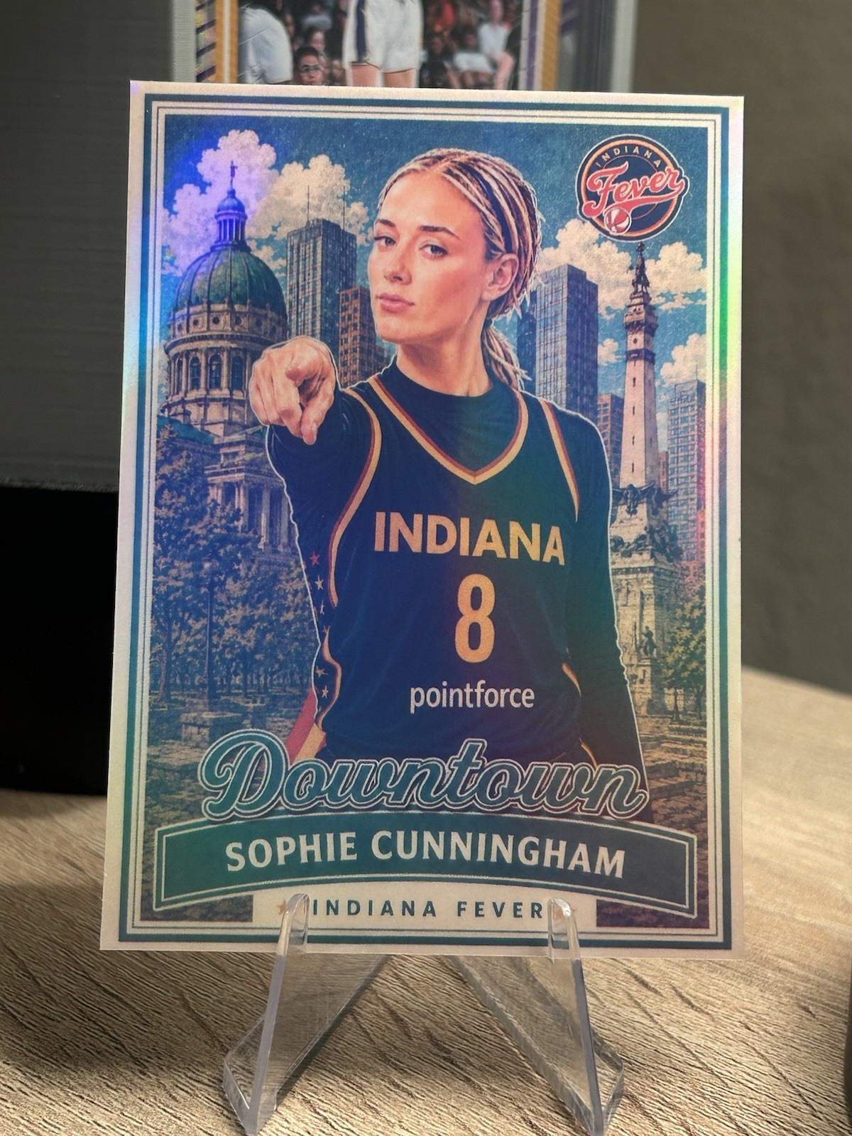 Sophie Cunningham Pointing Downtown Inspired Custom Made Card by Jessmade