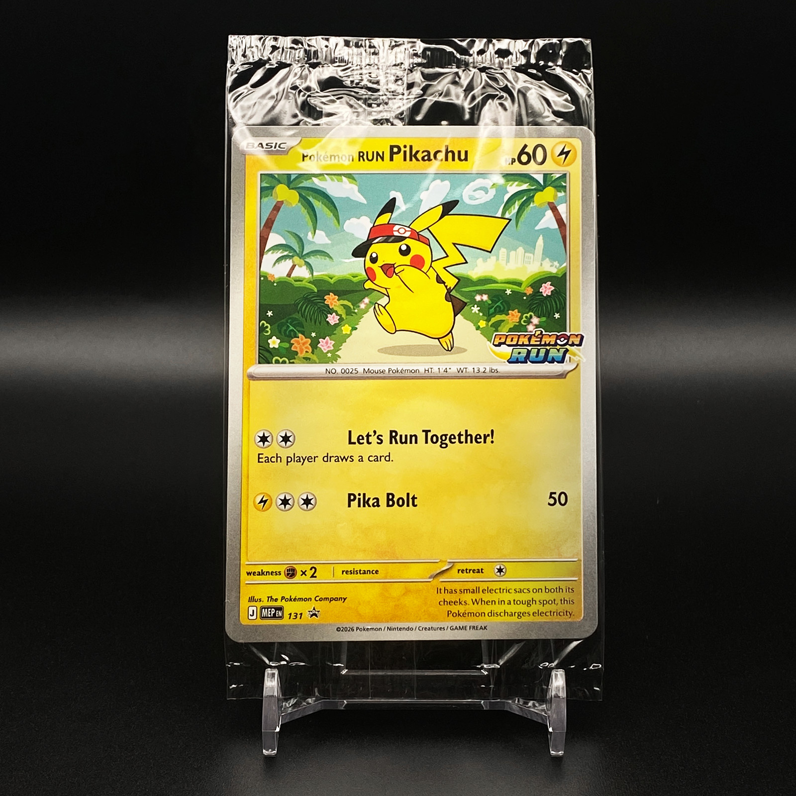 Pokémon Run 30: Pikachu Promo Card ASIA Event Exclusive