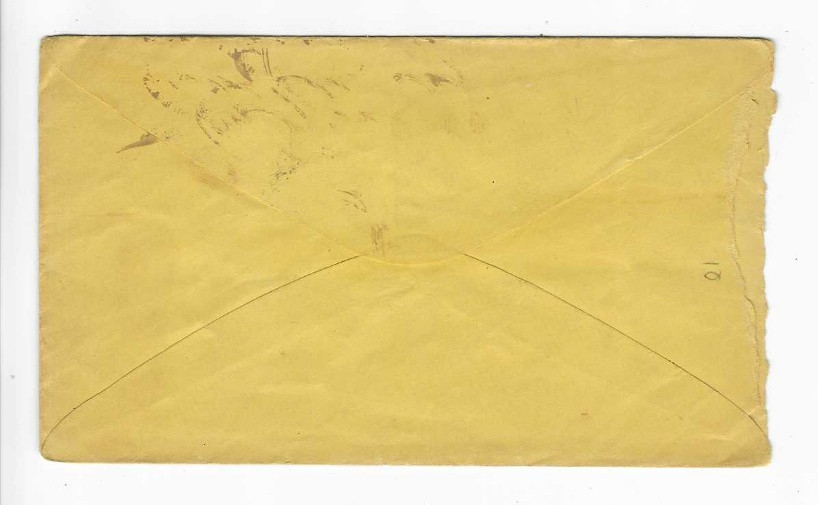 1862-POSTAL HISTORY COVER-#65- 1862-POSTAL HISTORY COVER-#65-