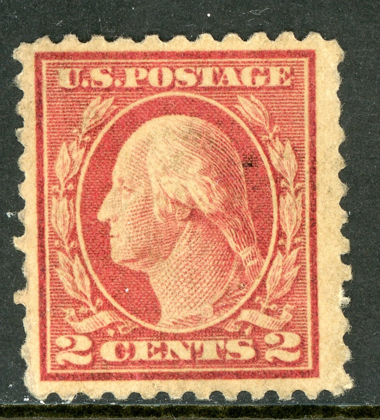 USA 1919 Washington 2¢ Carmine Rose Type 3 Rotary Perf 11 Unwmk Sc#546 VFU F770 USA 1919 Washington 2¢ Carmine Rose Type 3 Rotary Perf 11 Unwmk Sc#546 VFU F770