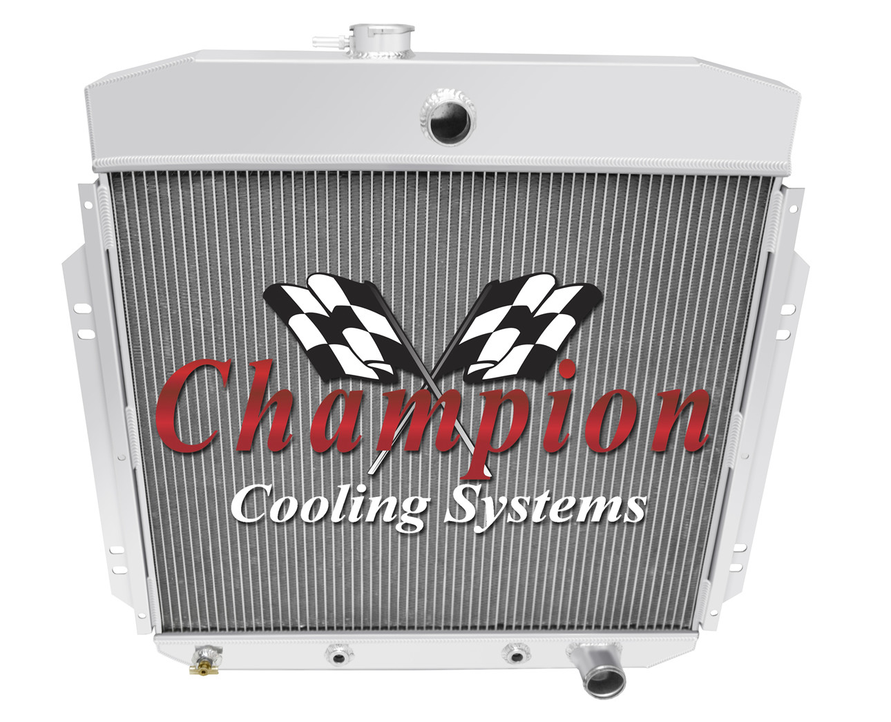 1957 1958 1959 1960 Ford F-100 Chevrolet Config 3 Row SR Radiator CC5760CH