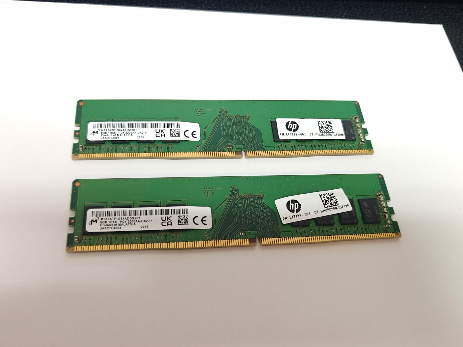 MICRON 16GB (2x 8GB) DDR4 DIMM PC4-3200 1RX8 DESKTOP MEMORY MICRON 16GB (2x 8GB) DDR4 DIMM PC4-3200 1RX8 DESKTOP MEMORY