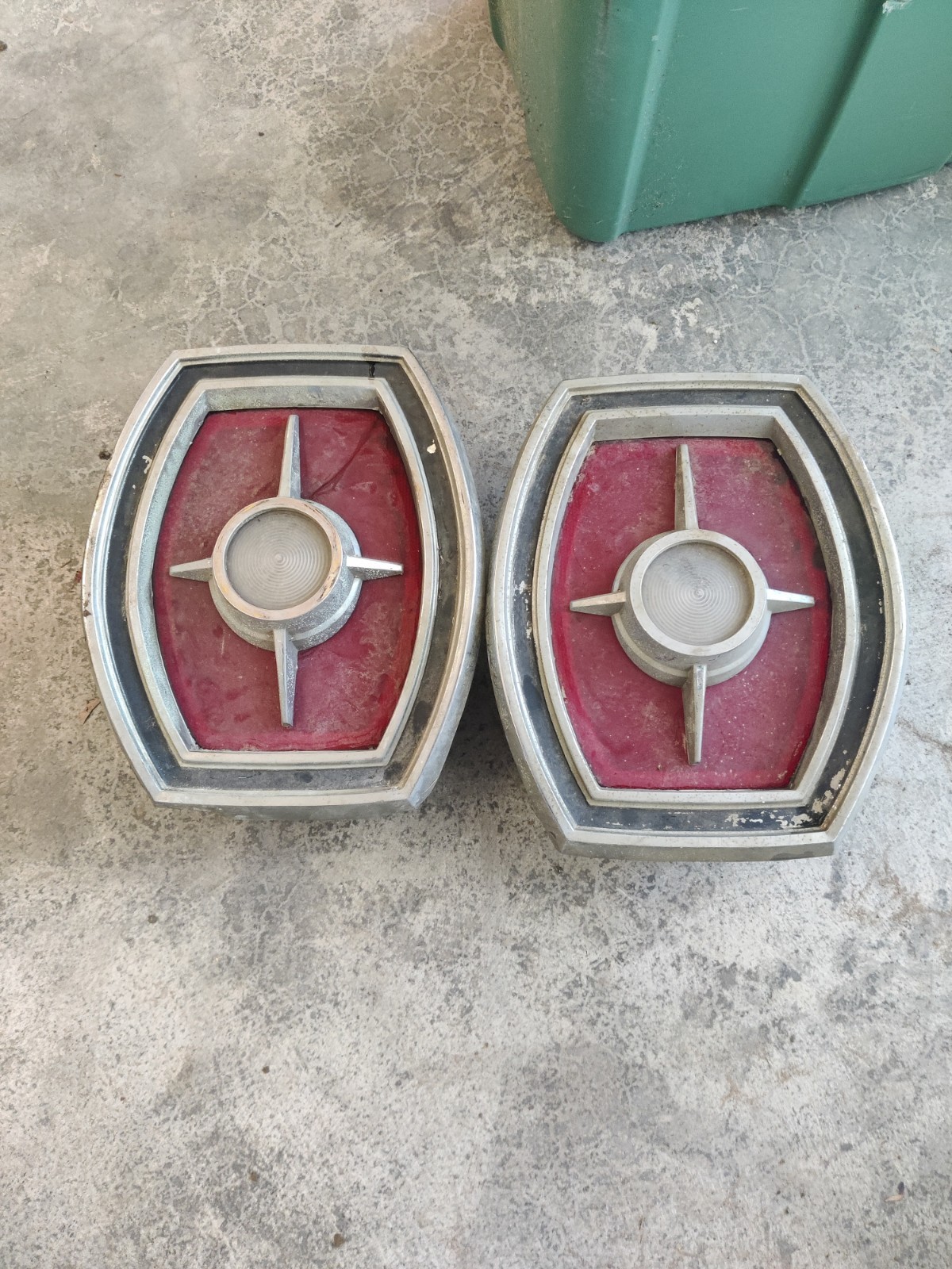 Vintage 1965 Ford Galaxie Taillight Rear Lamp Assembly with Lens R&L Pair Vintage 1965 Ford Galaxie Taillight Rear Lamp Assembly with Lens R&L Pair
