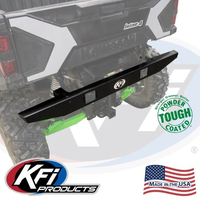KFI Products 102235 Rear Formed Bumper Black 2024-2025 Kawasaki Ridge HVAC
