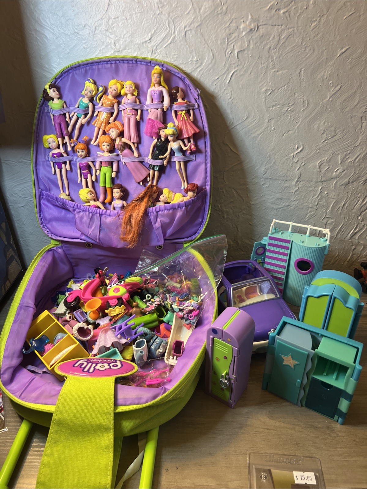 Giant Vintage Polly Pocket Collection Lot With Figures/Vehicles & Clothes 🔥🔥