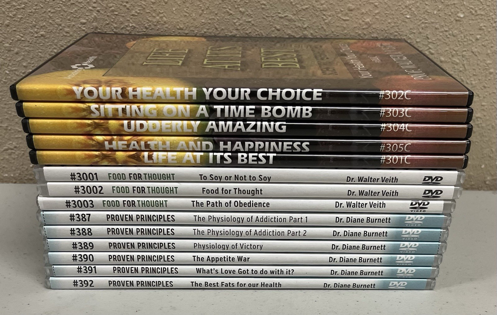 Dr Walter Veith Healthful living 14 DVDs Amazing Discoveries 7th-day Adventist
