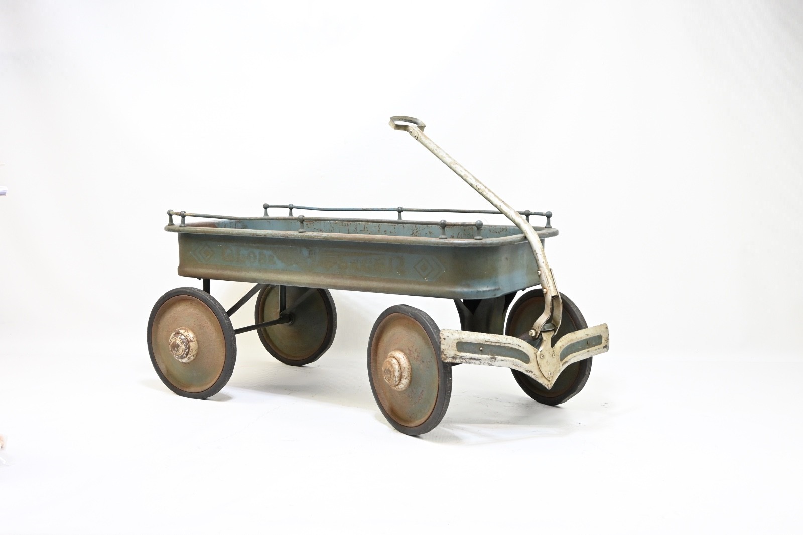 Rare Vintage 1937 Globe Racer Coaster Wagon All Original Globe Co Sheboygan WI