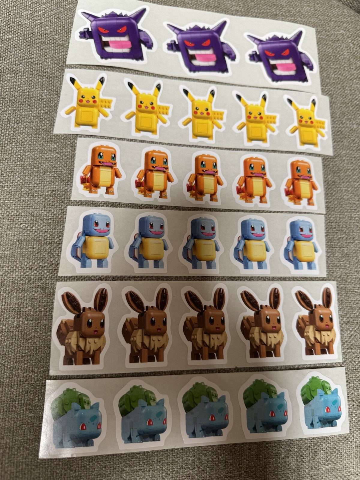 NEW & RARE ✨ LEGO Pokemon Stickers set NEW & RARE ✨ LEGO Pokemon Stickers set