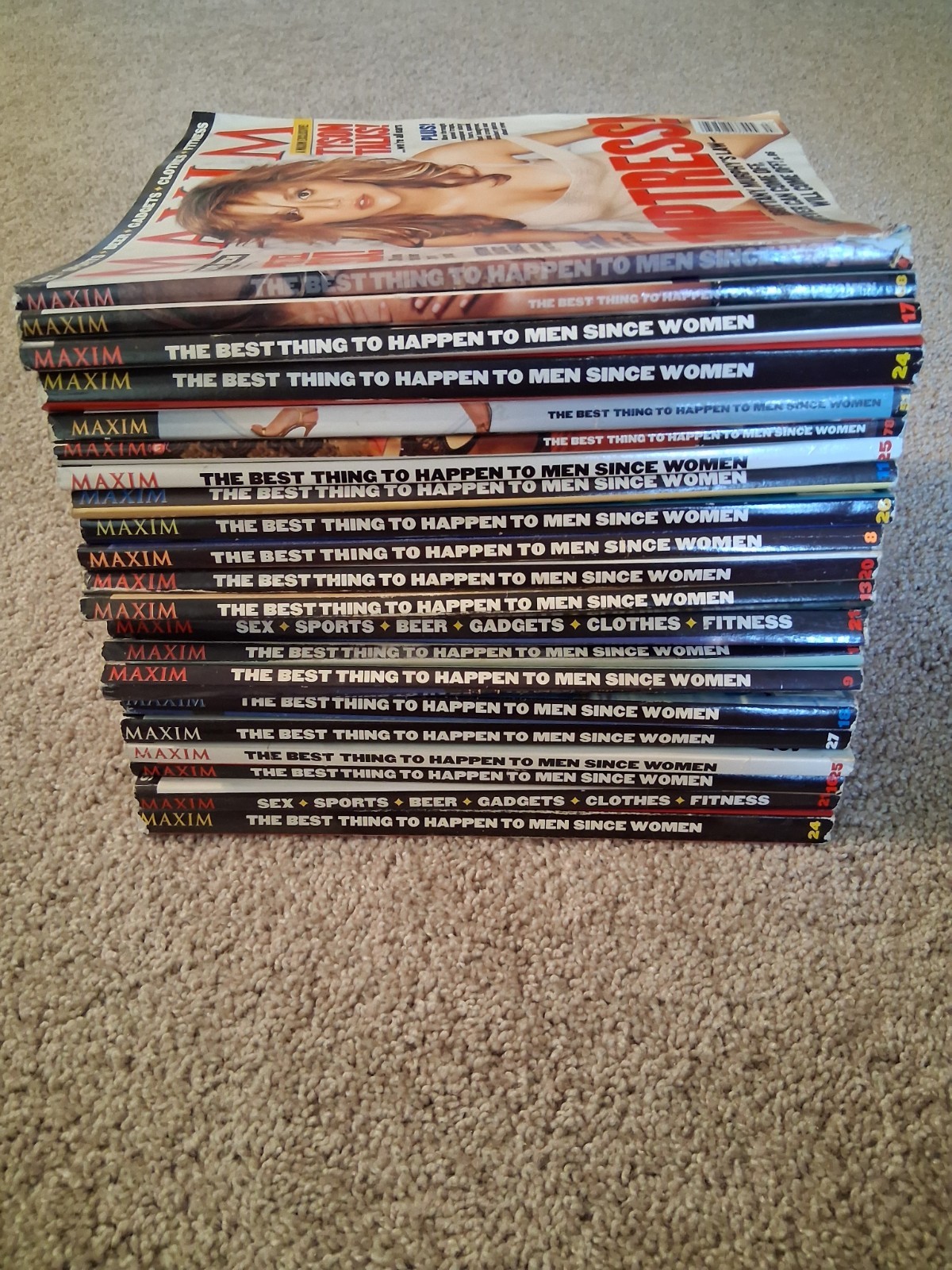 Maxim Y2k 2000\'s Magazine Lot 21 In Total Maxim Y2k 2000\'s Magazine Lot 21 In Total