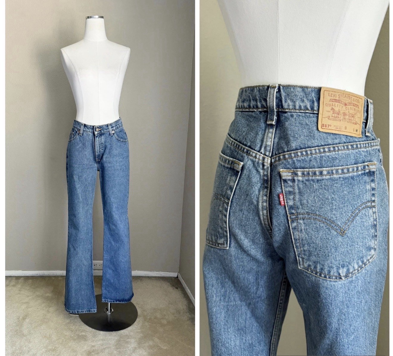 Vintage 1998 Levi’s 517 bootcut jeans - 29x31