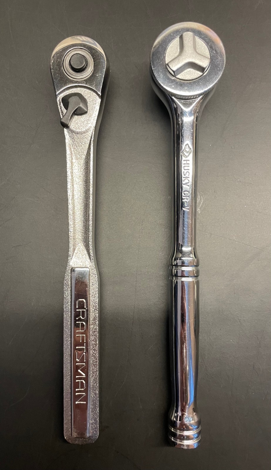 Vintage Craftsman 44808 USA + Husky CR-V 3/8 Ratchet Lot Vintage Craftsman 44808 USA + Husky CR-V 3/8 Ratchet Lot